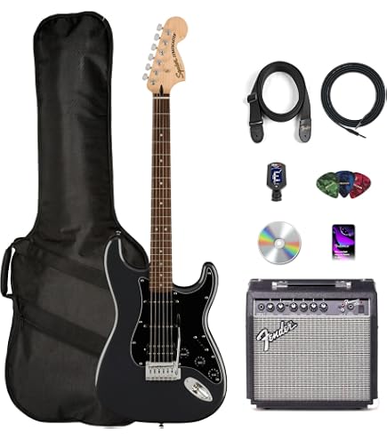 Amazon.com: Squier Affinity Series Stratocaster FMT HSS - Guitarra